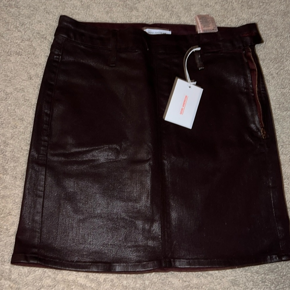 Waxed skirt